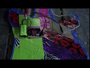 micro:bit guitar - connecting the crocodile clips