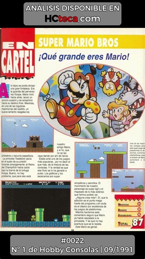 Análisis de Super Mario Bros. (NES)