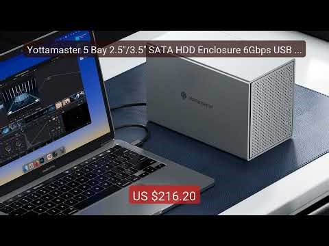 Yottamaster 5 Bay 2.5"/3.5" SATA HDD Enclosure 6Gbps USB C HD... — Amazing Value 2026 | Must Have!