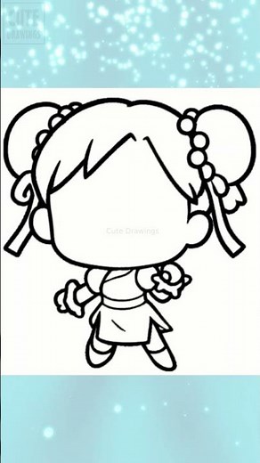 ✨ Amazing Chun Li Street Fighter Cute Drawing Tutorial that Will Blow Your Mind! 🎨✨ #drawing