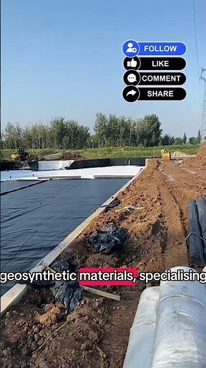 Geomembrane is a synthetic impermeable membrane liner widely used in environmental containment.