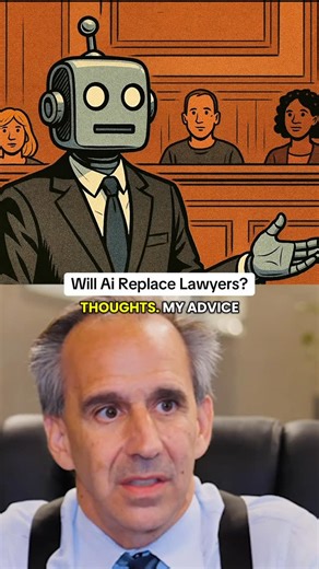 The Husband & Wife Law Team on Instagram: "Will Ai replace Lawyers? 🤔 #lawyer #legaladvice #ai #lawyeradvice #storytime"