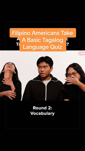 ✨🥰💕 GIGIL 💕🥰✨ We tested these Filipino Americans on their first-grade Tagalog proficiency! Watch the full video on A*Pop on YouTube! Thank you @cheskappuccino @Jeffrey Delfin @Jessica Joy @raz for joining us! #languagequiz #filipino #filipinoamerican #filam #tagalog