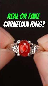 🚨Is this Carnelian Ring Real or Fake?😬