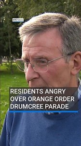 Garvaghy Road residents angry after permission given for Orange Order Drumcree parade #RTÉNews
