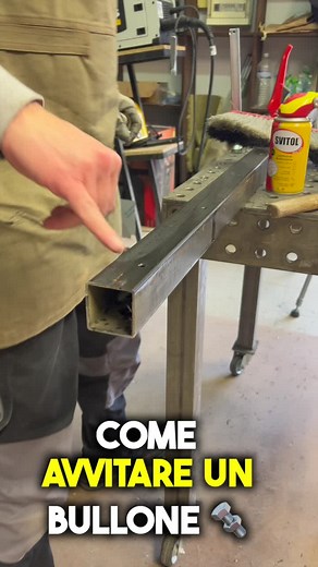 Come si crea una filettatura #saldatura #filettatura