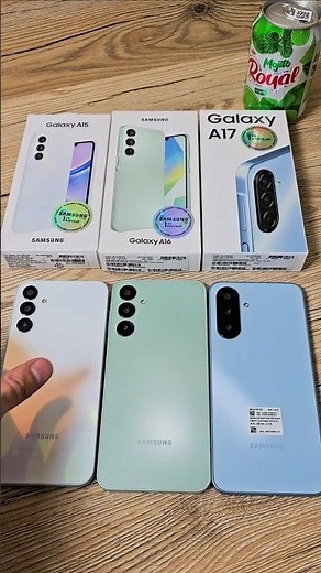 Galaxy A15 vs A16 vs A17