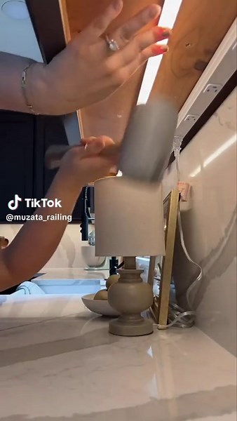 Muzata LED strips: Turn your kitchen from cold to cozy. #muzata #muzataled #homelighting #interiordesign #ledlighitng #kitchen #kitchenlighting #homedecor #homelighting