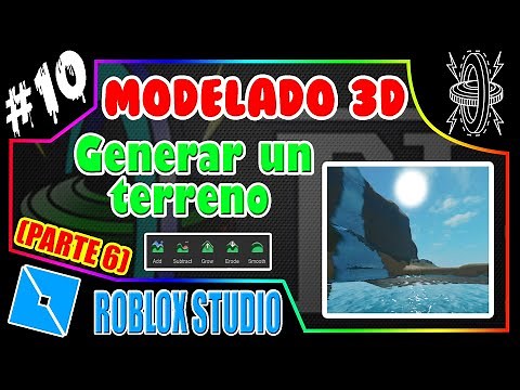 Como hacer un Terreno en Roblox Studio con Terrain editor | como usar Roblox Studio #10