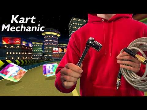 Mario Kart Mechanic Fixes YOUR Kart After a Crash | ASMR Roleplay
