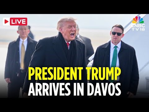 Trump in Davos LIVE: President Trump Arrives in Davos via Zurich | Trump on Greenland Agenda | N18G