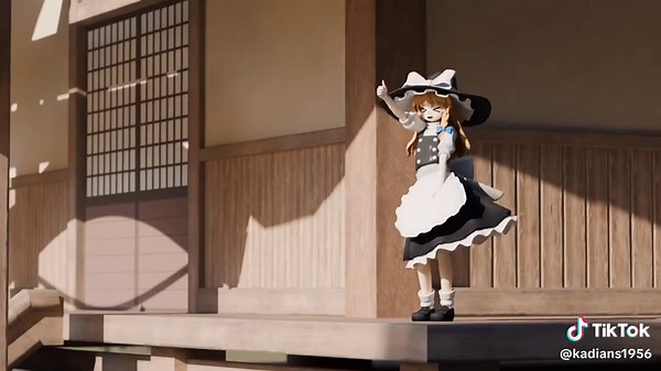 Animation Challenges in Blender: A Touhou Tribute