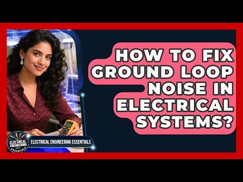 How To Fix Ground Loop Noise In Electrical Systems? - Electrical Engineering Essentials