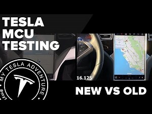 Tesla MCU Upgrade | Tesla New MCU Performance & Old MCU Performance