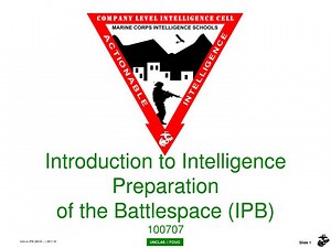 Introduction to Intelligence Preparation of the Battlespace (IPB) 100707 - SlideServe