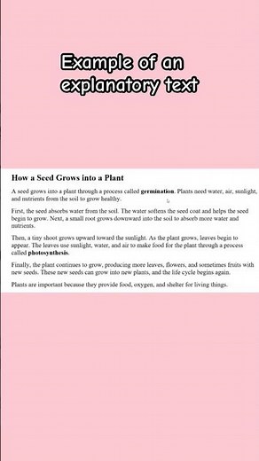 EXAMPLE OF AN EXPLANATORY TEXT