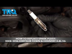 How to Replace Spark Plugs 2008-2016 Chrysler Town & Country 3.8L V6