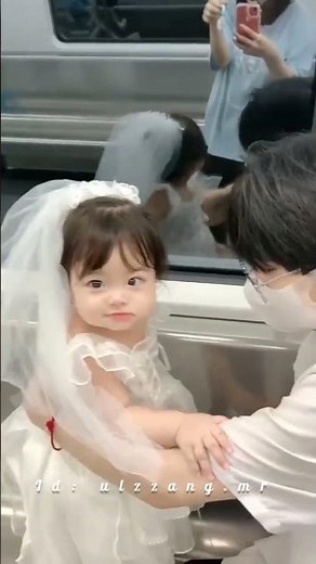 cute little bride💜❤️😊