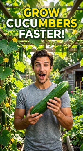 Grow Cucumbers Faster with This Simple Mulch Trick! 🥒🌱 #GardeningTips