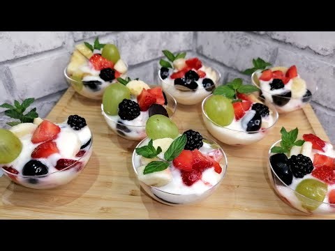Salade de fruits au yaourt