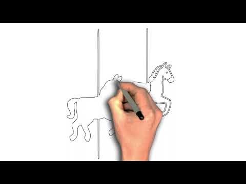 How to draw caroul horses drawing image step by step