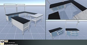 Lab Environment Set | 3D Furniture | Unity Asset Store
