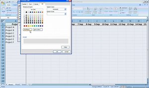 Excel conditional formating to highlight weekdays