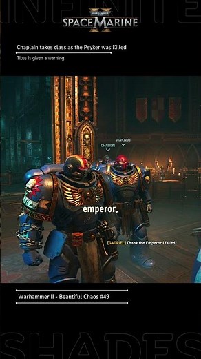 Chaplain gives warning | Dawn’s Descent - Demerium | Space Marine 2 SHORTS #warhammer40k