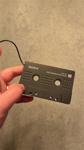 Sony CPA-9C Casette Aux Adapter #thrift #thrifted #sony #retro #vintage