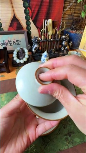Title: Easy Tea Art for Beginners: Master the Ru Kiln Suspended Covered Bowl