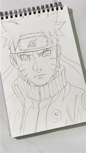 Naruto drawing 🔥🔥|| How to draw Naruto outline very easy | #naruto #art #shorts #drawing #anime