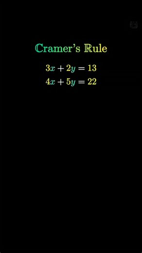 Maths and Science on Instagram: "I teach you cramers rule"