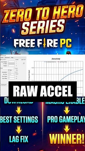 This Raw Accel Setting will change your gameplay INSTANTLY | Free Fire Raw Accel Settings