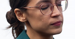 Dramatic AOC cries on floor after last minute change in her vote on funding Israel's Iron Dome