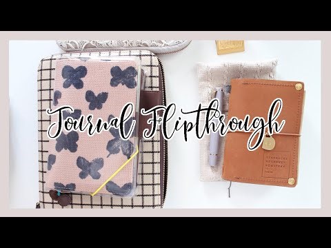 Passport Traveler's Notebook Journal Flipthrough & How I Archive My Inserts | EDC/Wallet