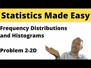 Statistics Module 2 - Frequency Distributions and Histograms - Problem 2-2D