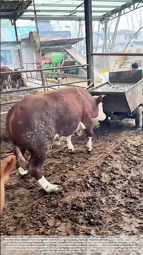 Pushing the Load: How a Barnyard Ox Lends Its Strength to Everyday Chores