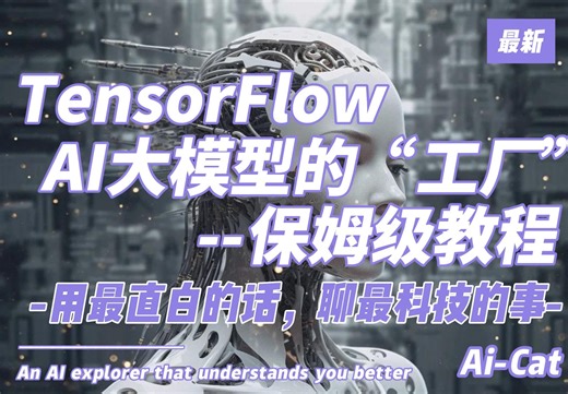 【TensorFlow-保姆级教程】一个视频带你走进构建AI大模型“工厂”—TensorFlow的世界，大模型新手村必备~~
