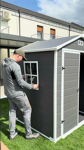 Jak zbudować solidny domek narzędziowy w jedno popołudnie? 🧤🏠 Domek ogrodowy GUTTA GS