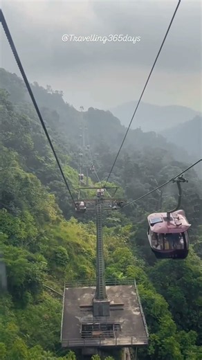 Don’t miss this breathtaking cable car ride through the clouds in Genting Highlands! ☁️🚠✨ #shorts