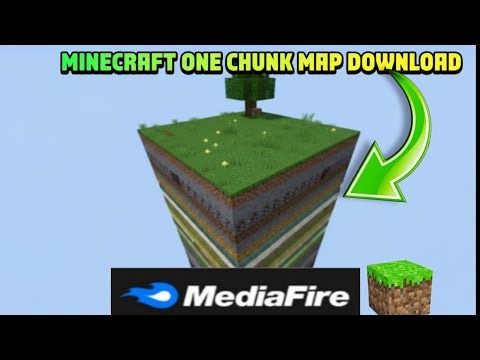 One Chunk Map For Minecraft PE 1.21+| One chunk survival map For MCPE|