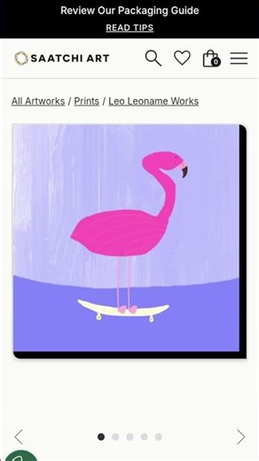 Cool Pink Flamingo Art 🦩 #shorts #art #artist #artwork