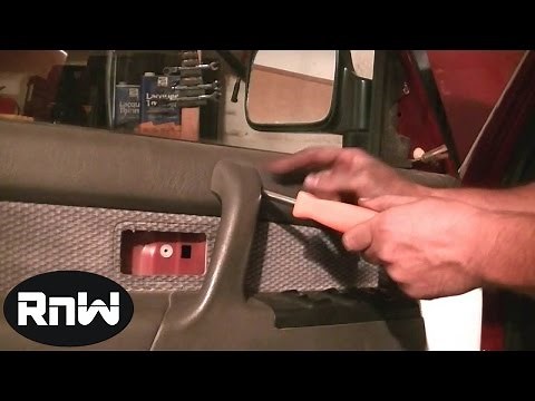 Door Panel, Window Regulator and Door Glass Removal Part 1
