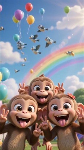 🐵 Dudi Dudi Dam Dam | baby monkey 😂 #nurseryrhyme #cocomelon