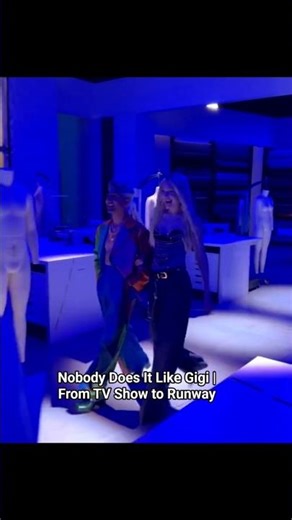 Nobody Does It Like Gigi | From TV Show to Runway#gigihadid #versace #nexttofashion