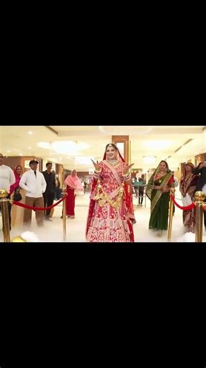 A wedding night with a beautiful bride entry 💍✨ #WeddingNight #PreciousForever #BrideMoments