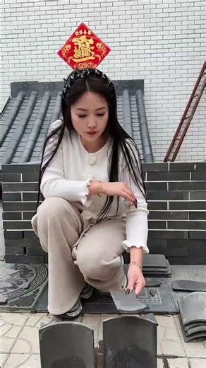 #Ancient Building Blue Bricks, Blue Tiles, Brick Carvings, and Paving Tile Factory #Thanks