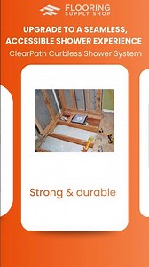 🚿 Upgrade to a seamless, accessible shower experience!