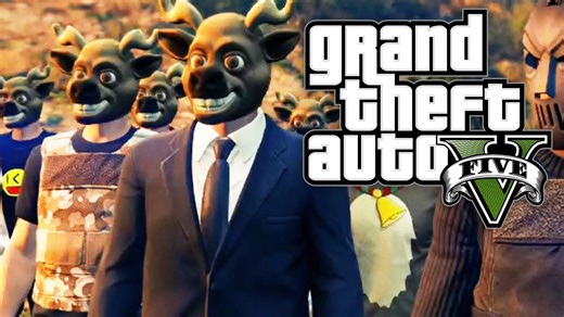 GTA 5 online - deer hunting! (GTA V online)