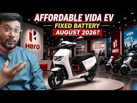 Hero Vida VX2 With Fixed Battery? ! August 2026 ! Under 1 Lakh ! Electric Scooter